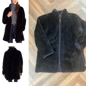 J. Crew Faux Fur Cocoon Coat
